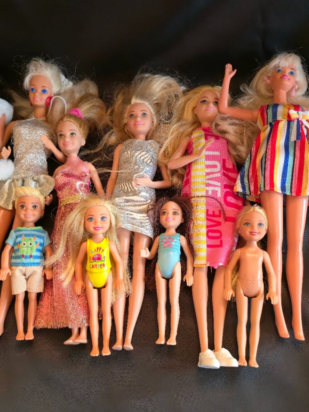 Barbie and friends 12 doll lot toy girl play